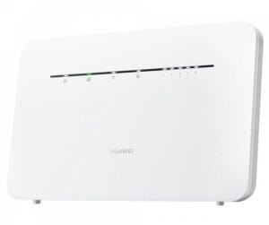 Hvid trådløs router til Wifi-netværk i hjemmet