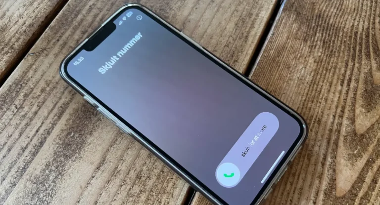 Telefon opkald med skjult nummer