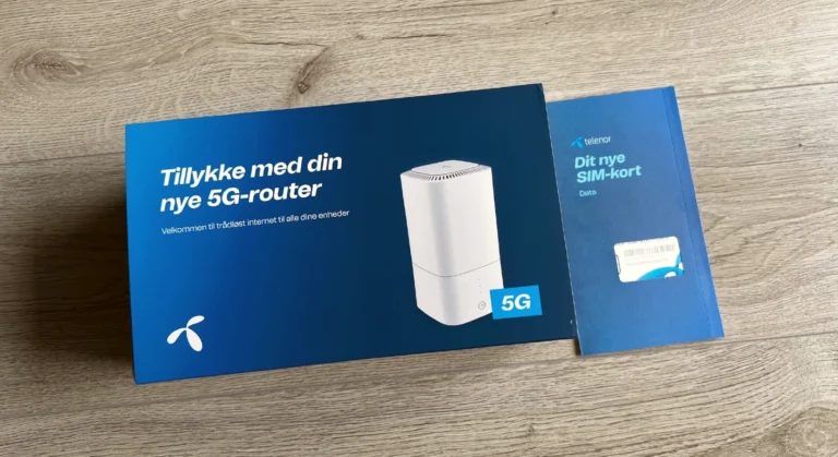 5G abonnenement pakke fra Telenor