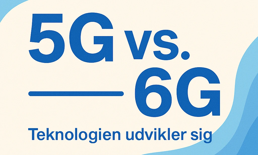 Sammenligning af 5G og 6G
